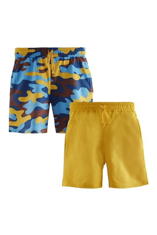 2 shorts - Mostaza
