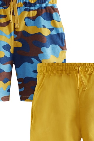 2 shorts - Mostaza
