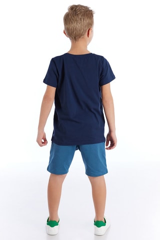 Camiseta y short - Azul