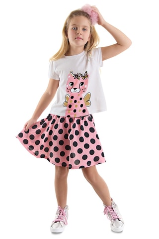 Camiseta y falda - Rosa