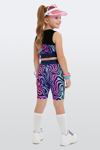 Top y mallas Zebra - Multicolor