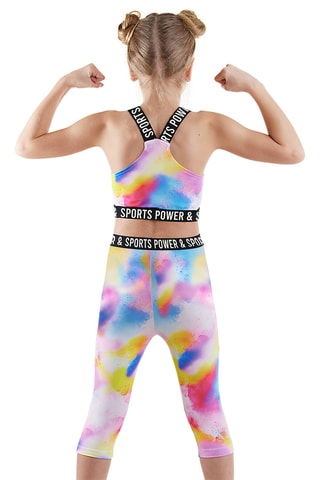 Top y leggings Tie-dye - Rosa