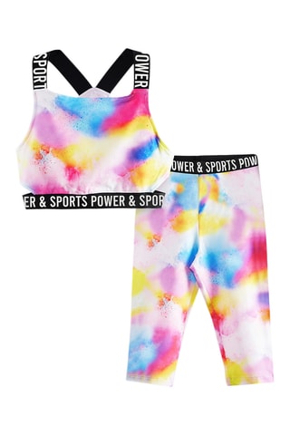 Top y leggings Tie-dye - Rosa