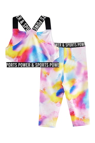 Top y leggings Tie-dye - Rosa