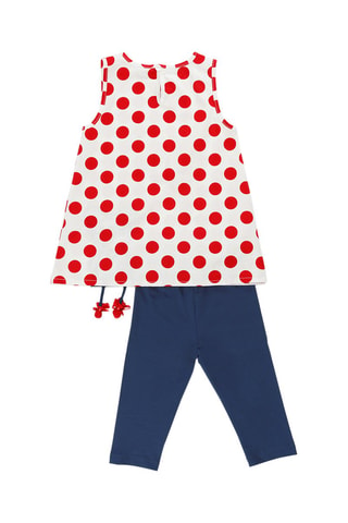 Camiseta y leotardos pirata - Rojo
