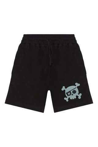 T-shirt en Short -  Denokids - Zwart en blauw