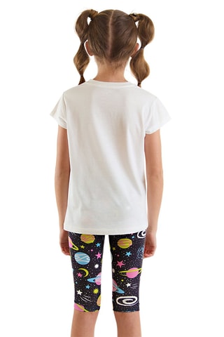 Camiseta y leggings - Blanco y negro