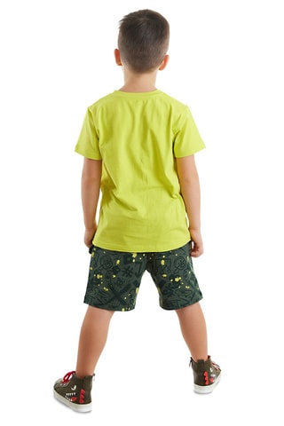 T-shirt en Short -  Denokids - Kaki