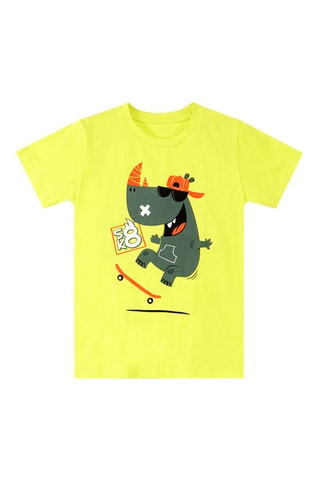 T-shirt en Short -  Denokids - Kaki