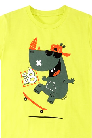 T-shirt en Short -  Denokids - Kaki