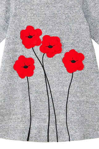 Robe Poppy - Gris