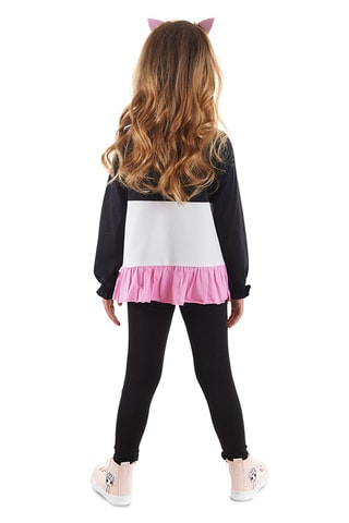 Camiseta y leggings - Negro