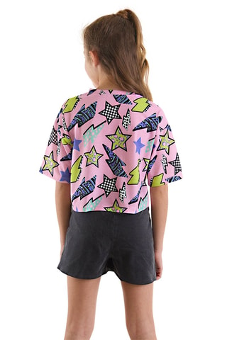 Camiseta y falda pantalón - Rosa