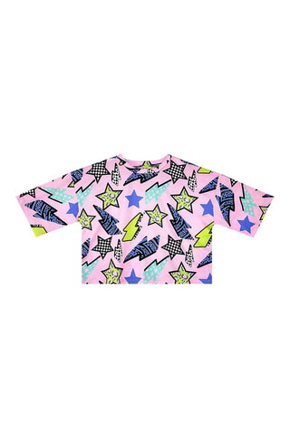 Camiseta y falda pantalón - Rosa