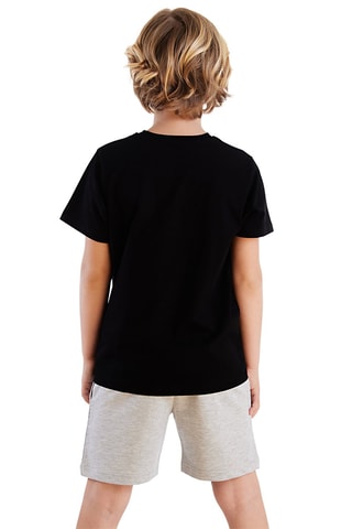 T-shirt en Short - Zwart en grijs
