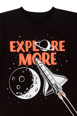 T-shirt en Short - Zwart en grijs