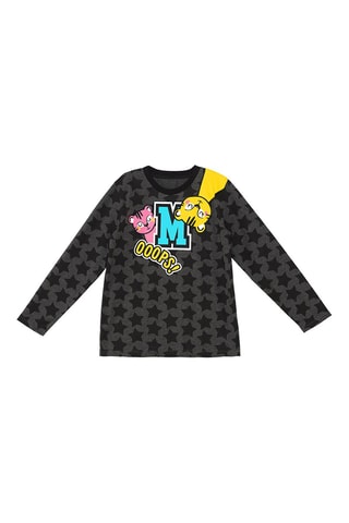 Camiseta y leggings - Negro y gris