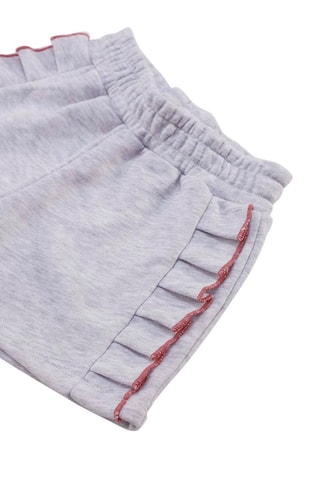 Camiseta y short - Rosa y beige