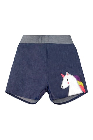 Camiseta y short - Blanco y azul marino