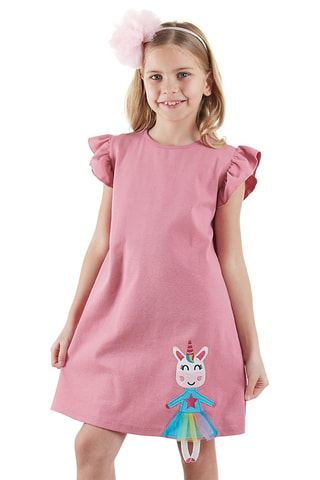 Vestido trapecio Lylycorn - Rosa