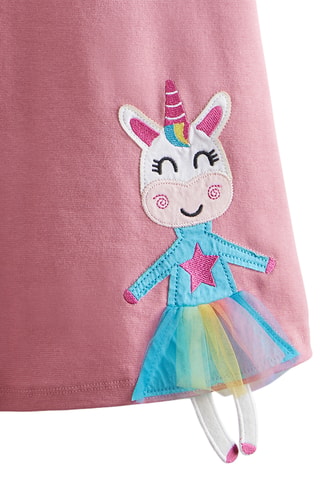 Vestido trapecio Lylycorn - Rosa
