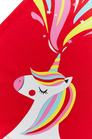 Vestido Unicorn Love - Rojo