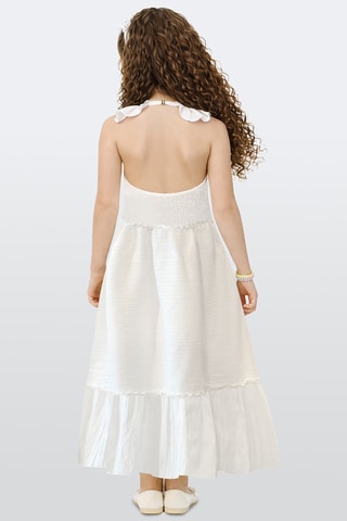 Vestido sin mangas - Blanco