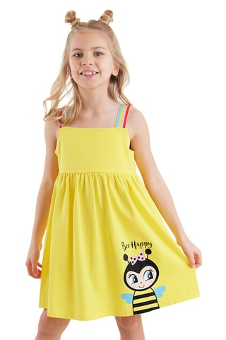 Vestido sin mangas Bee Happy - Amarillo
