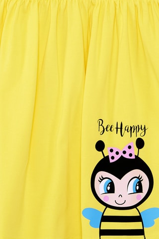 Vestido sin mangas Bee Happy - Amarillo