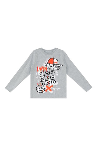 Camiseta y pantalón de chándal - Gris