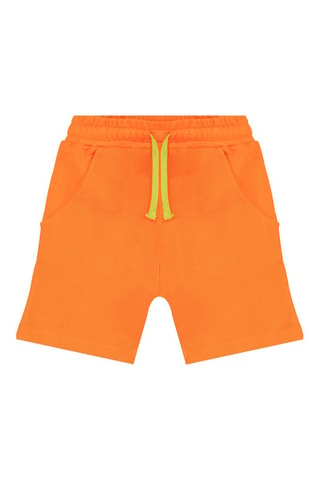 Camiseta de tirantes y short - Gris y naranja