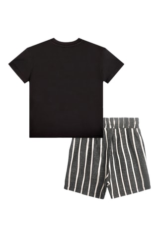 Camiseta y short King Croco - Negro