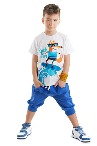 Camiseta y short - Azul