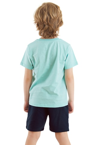Camiseta y short Let's Surf - Azul y azul marino