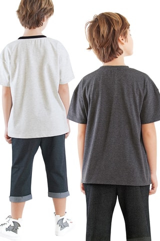 2 camisetas Just Smile - Negro