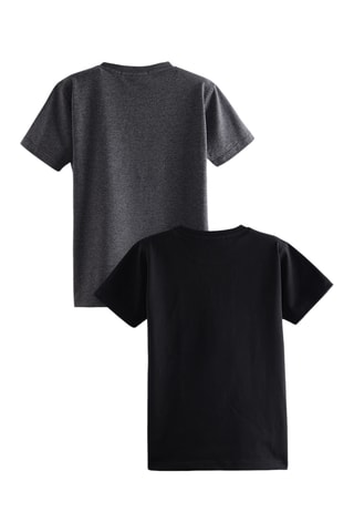 2 camisetas Start Game - Negro