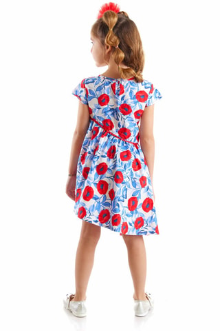 Vestido - Rojo y azul
