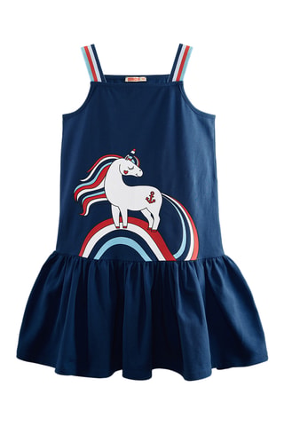Vestido Sailor Unicorn - Azul marino