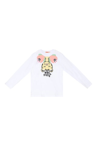 Camiseta y leggings - Blanco y rosa