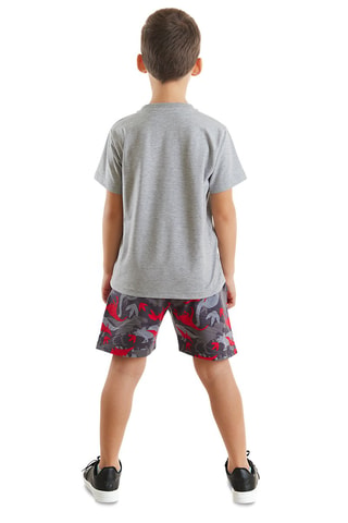 T-shirt en Short -  Mushi - Rood
