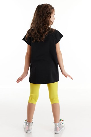 Camiseta y mallas pirata - Negro y amarillo