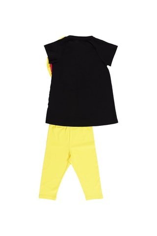 Camiseta y mallas pirata - Negro y amarillo