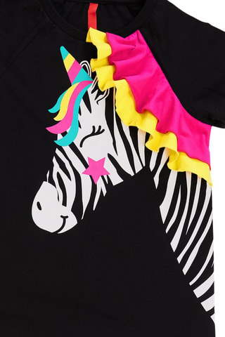 Camiseta y mallas pirata - Negro y amarillo
