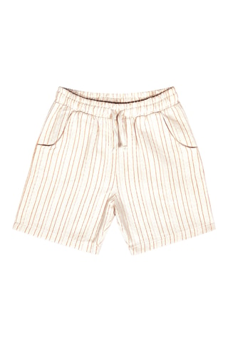 Short relaxed fit - Crudo y marrón