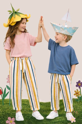 Pantalón relaxed fit - Multicolor