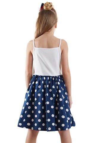 Vestido efecto doble prenda Lily - Blanco