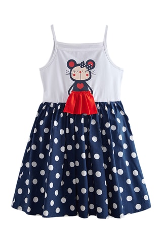 Vestido efecto doble prenda Lily - Blanco