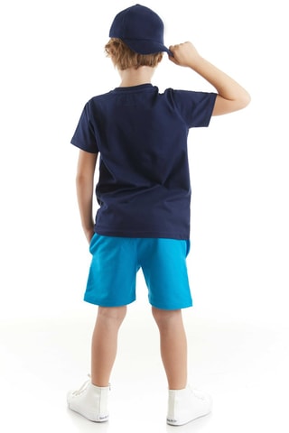 Camiseta y short - Azul y azul marino