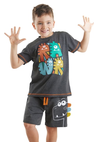 Camiseta y short - Gris