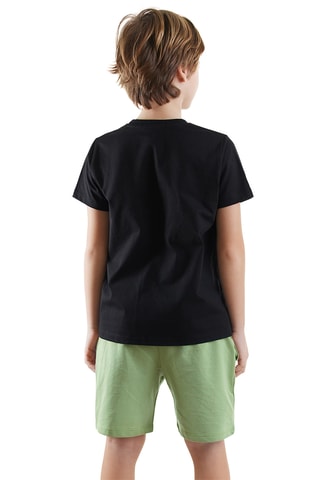 Camiseta y short Start Game - Negro